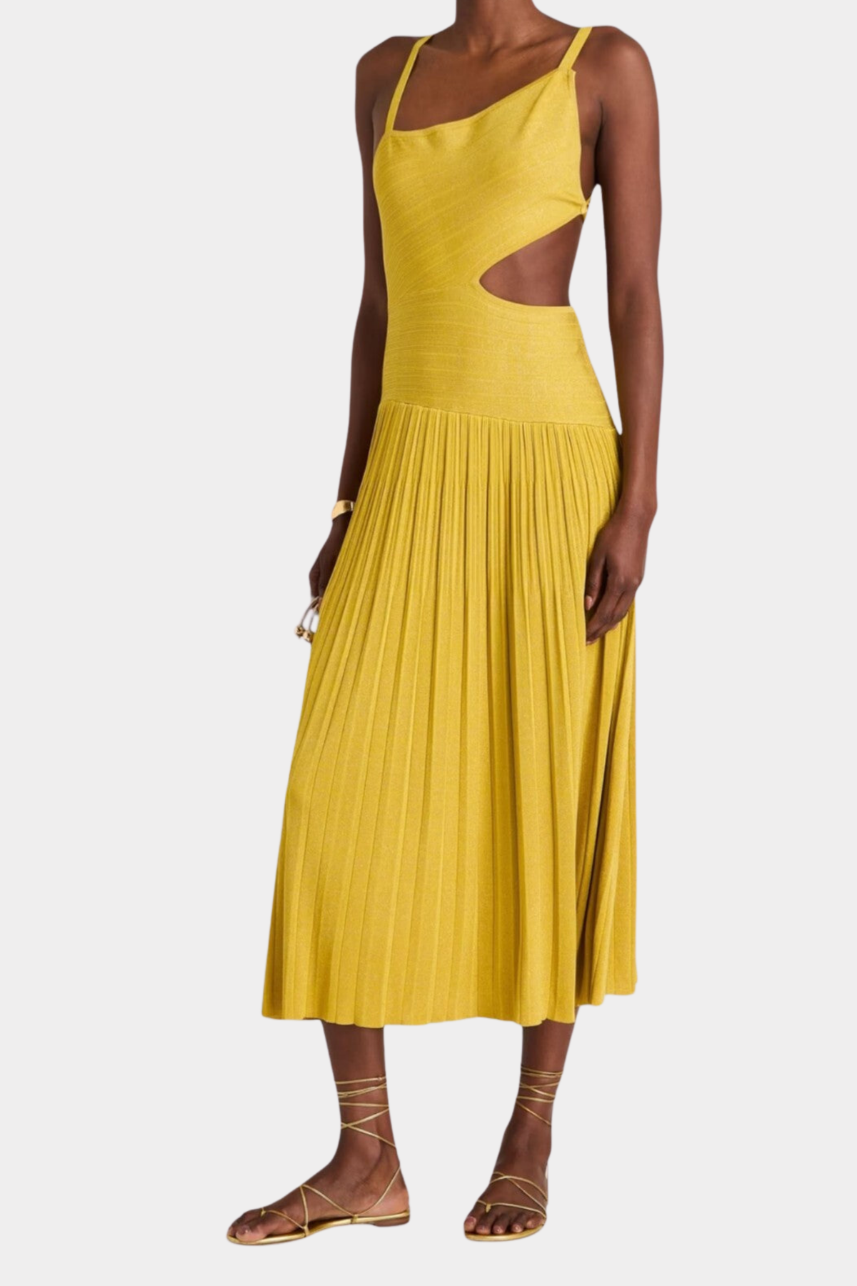DEVI LUREX MIDI DRESS