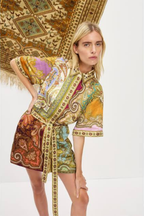 CLEMENZA SPLICED MINI DRESS