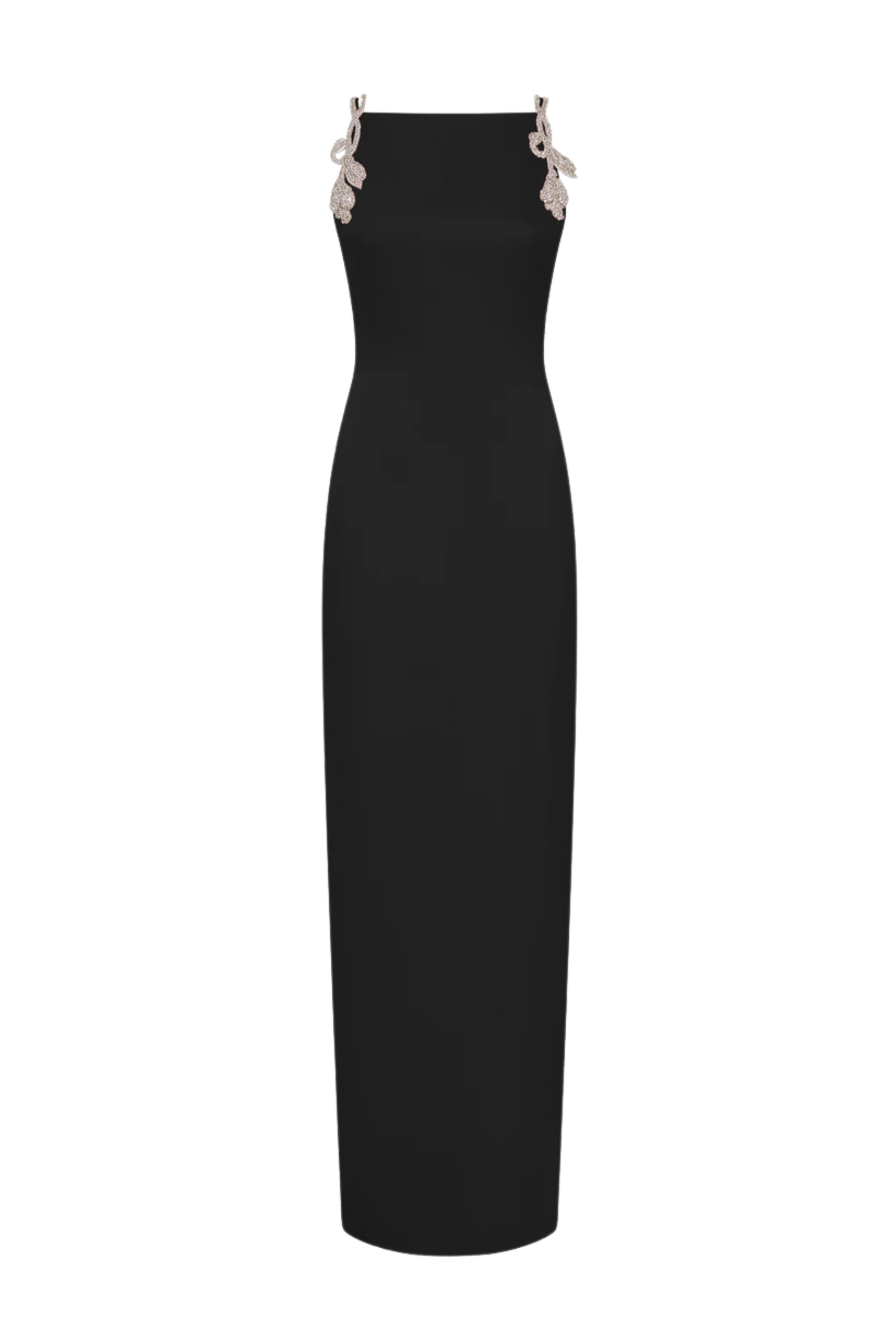 ORYX COLUMN GOWN- BLACK