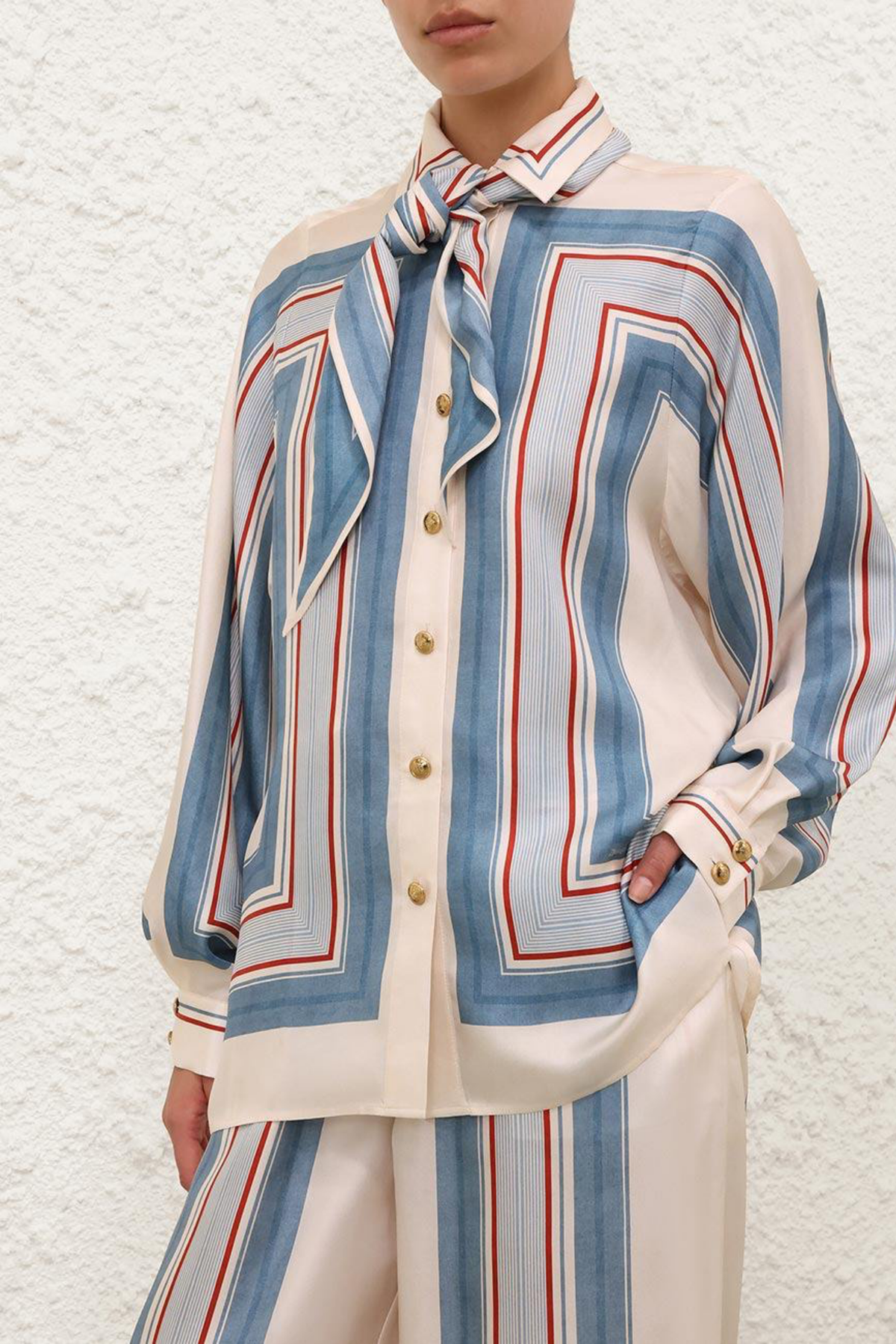 RELAXED TICKING STRIPE SET