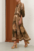MAHON TUNIC MIDI DRESS