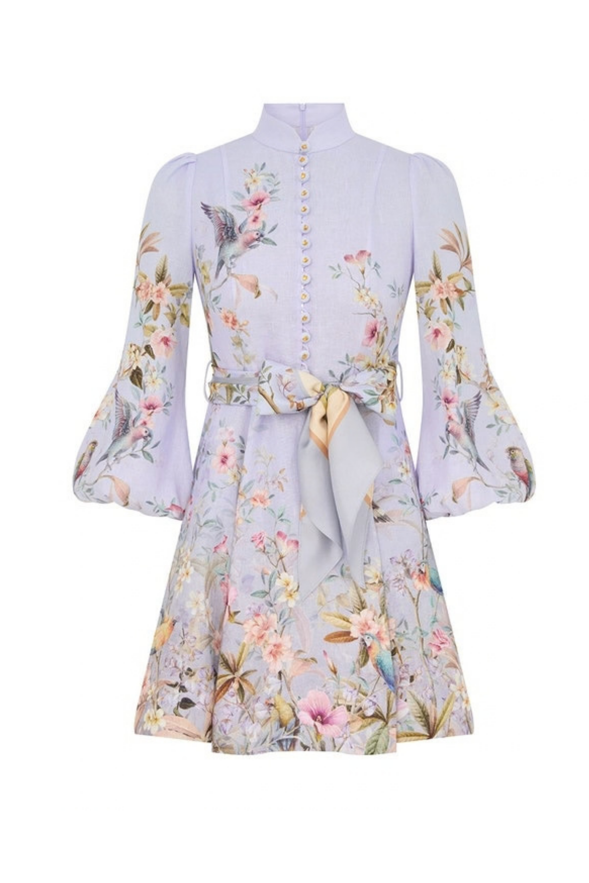 REBELLION BUTTON MINI DRESS