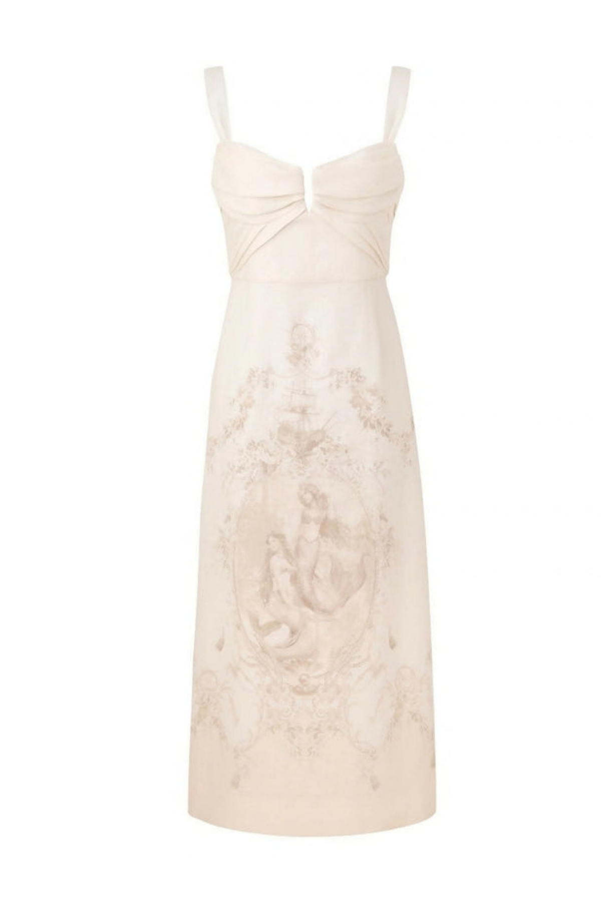DRAPE MIDI DRESS MERMAID TOILE