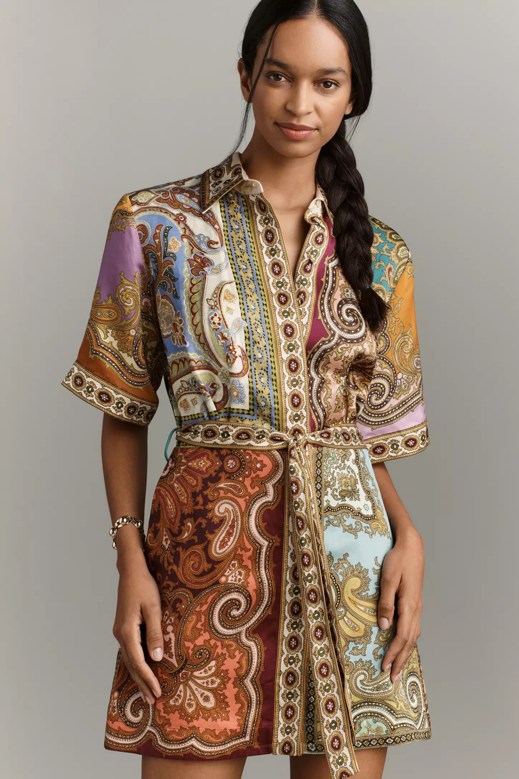 CLEMENZA SPLICED MINI DRESS