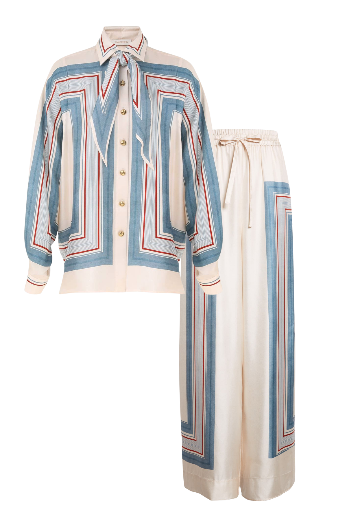RELAXED TICKING STRIPE SET