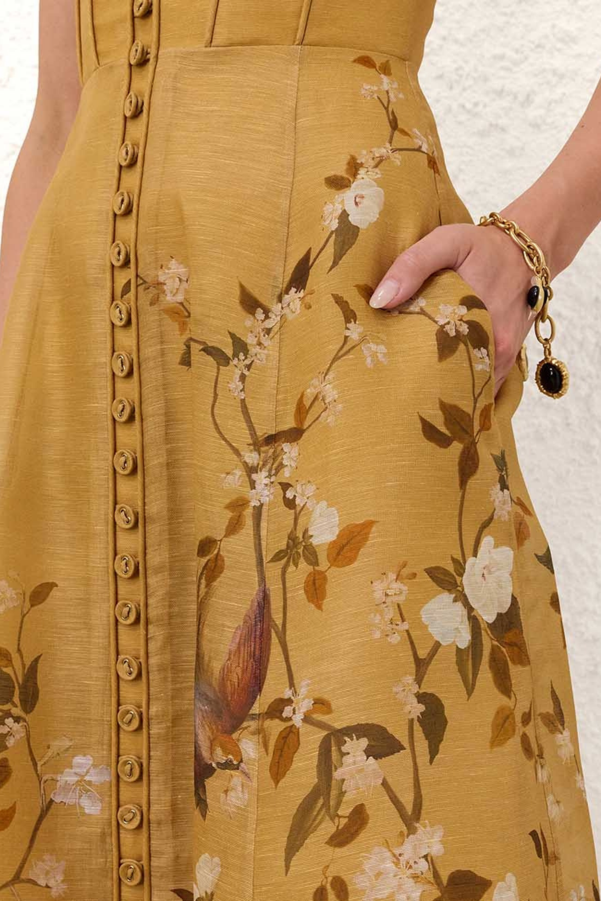MOMENTUM CORDED MIDI DRESS