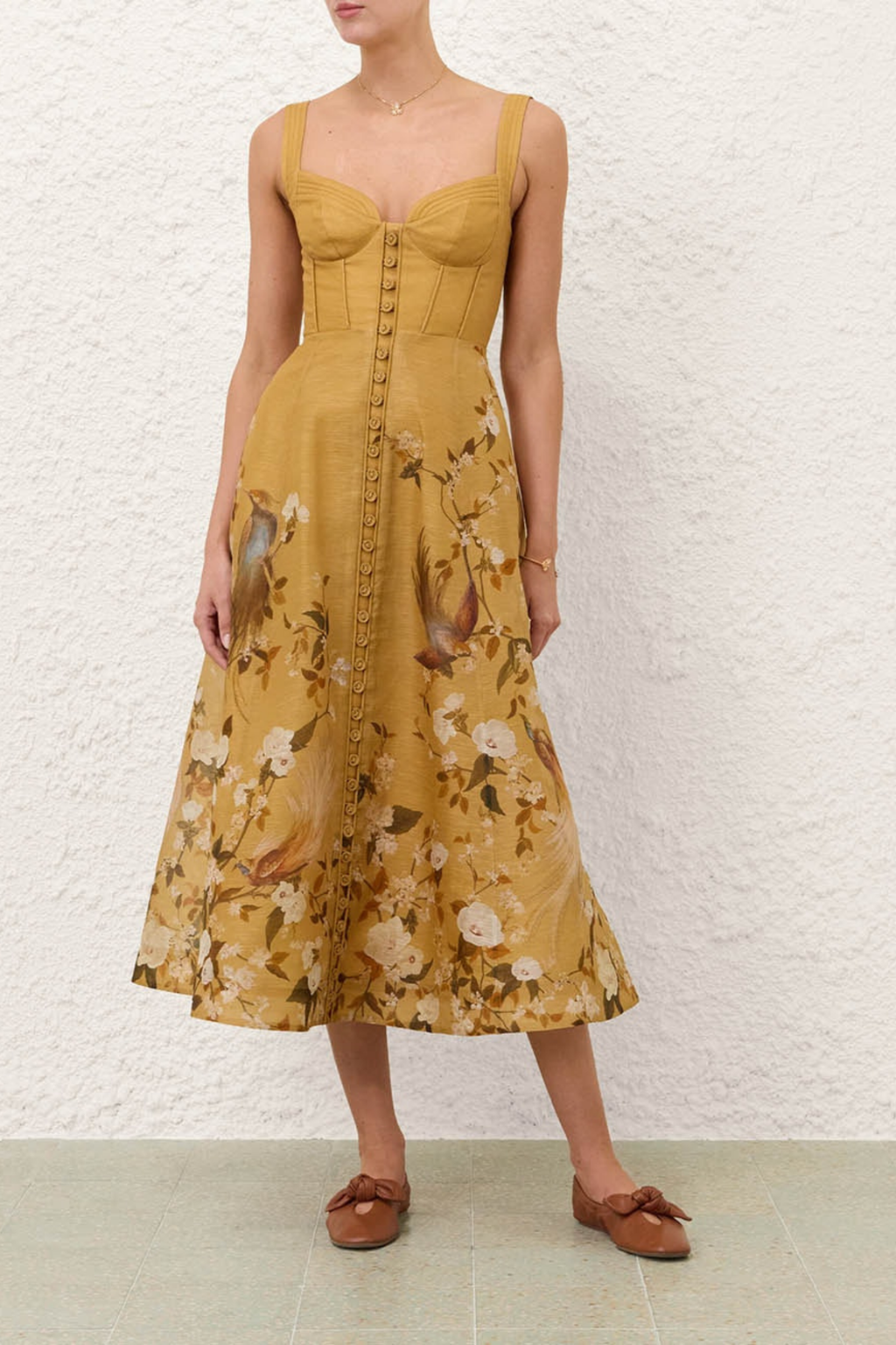 MOMENTUM CORDED MIDI DRESS