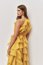 CLEO GOWN CHARTREUSE