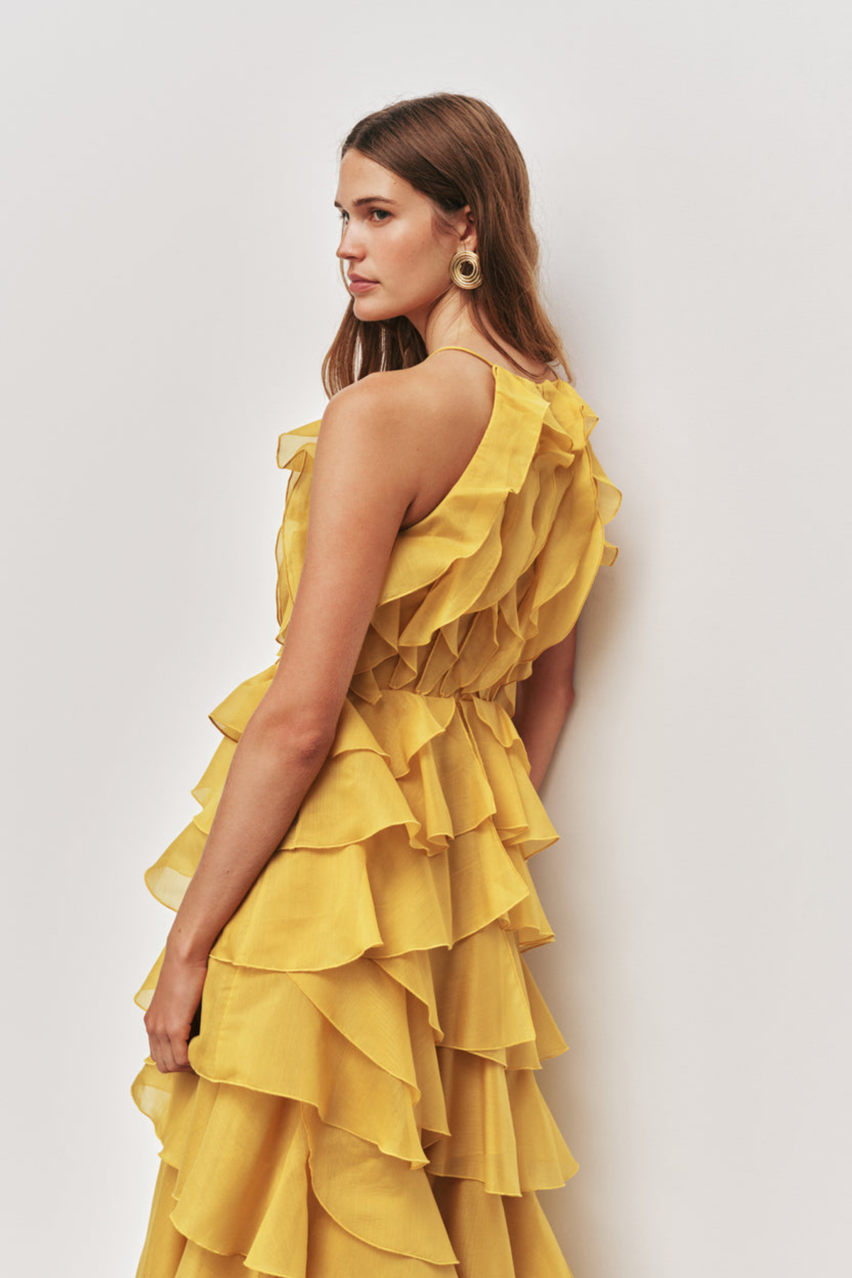 CLEO GOWN CHARTREUSE