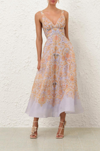 VALIANT DRAPED PICNIC DRESS