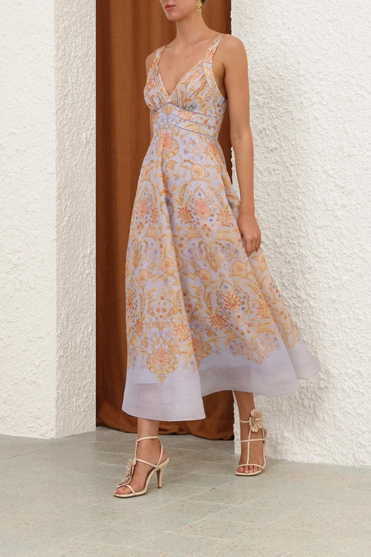 VALIANT DRAPED PICNIC DRESS