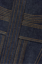 CORDED DENIM CORSET