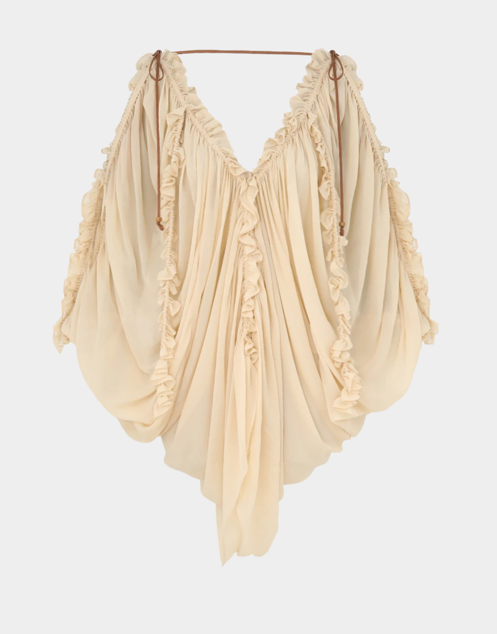 ILLUMINATE DRAPED BLOUSE