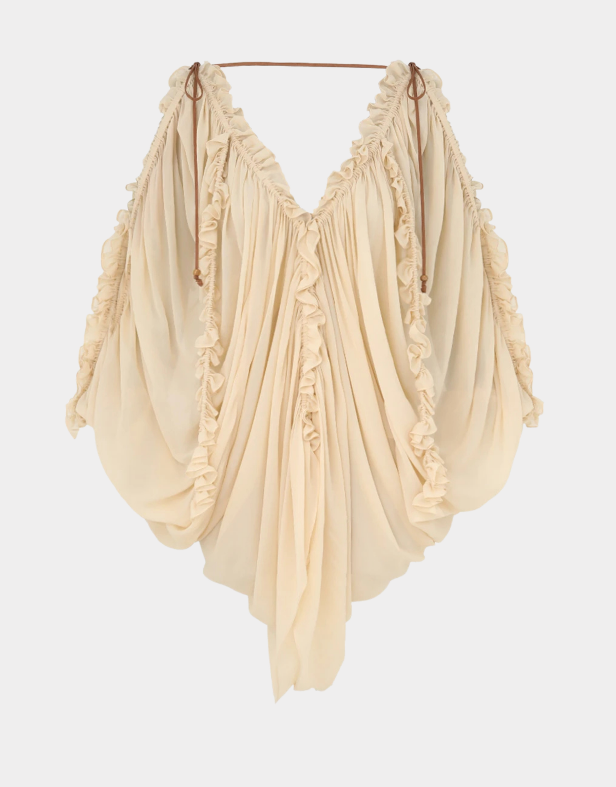 ILLUMINATE DRAPED BLOUSE