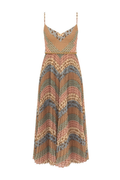 SUNRAY PLEATED PICNIC DRESS
