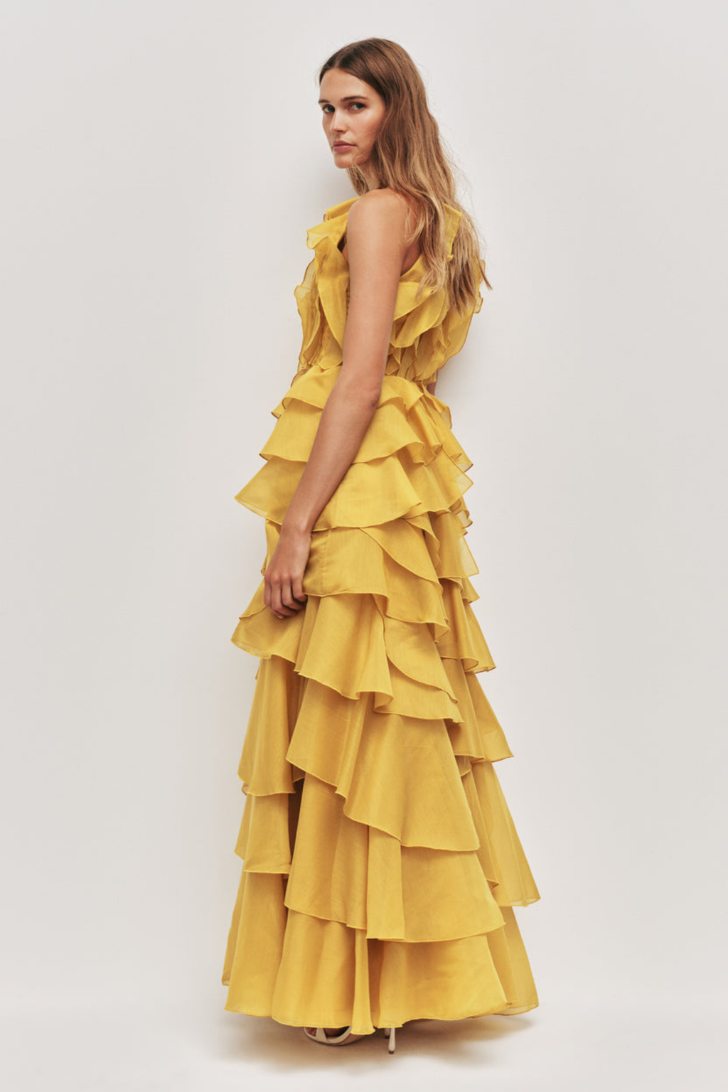 CLEO GOWN CHARTREUSE