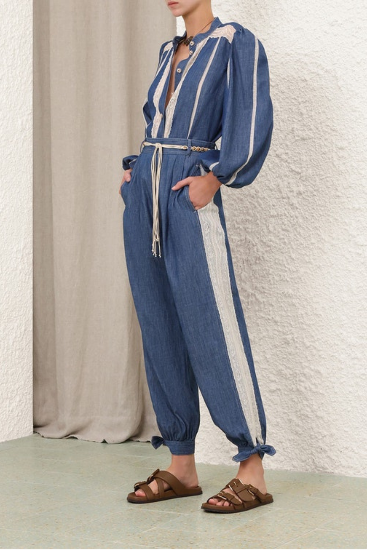 AWAKEN DENIM HAREM SET