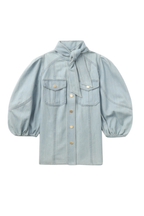 ACACIA DENIM BLOUSE