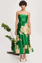 SAGE MIDI DRESS