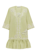 LOUIE EMBROIDERED MINI DRESS