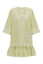 LOUIE EMBROIDERED MINI DRESS