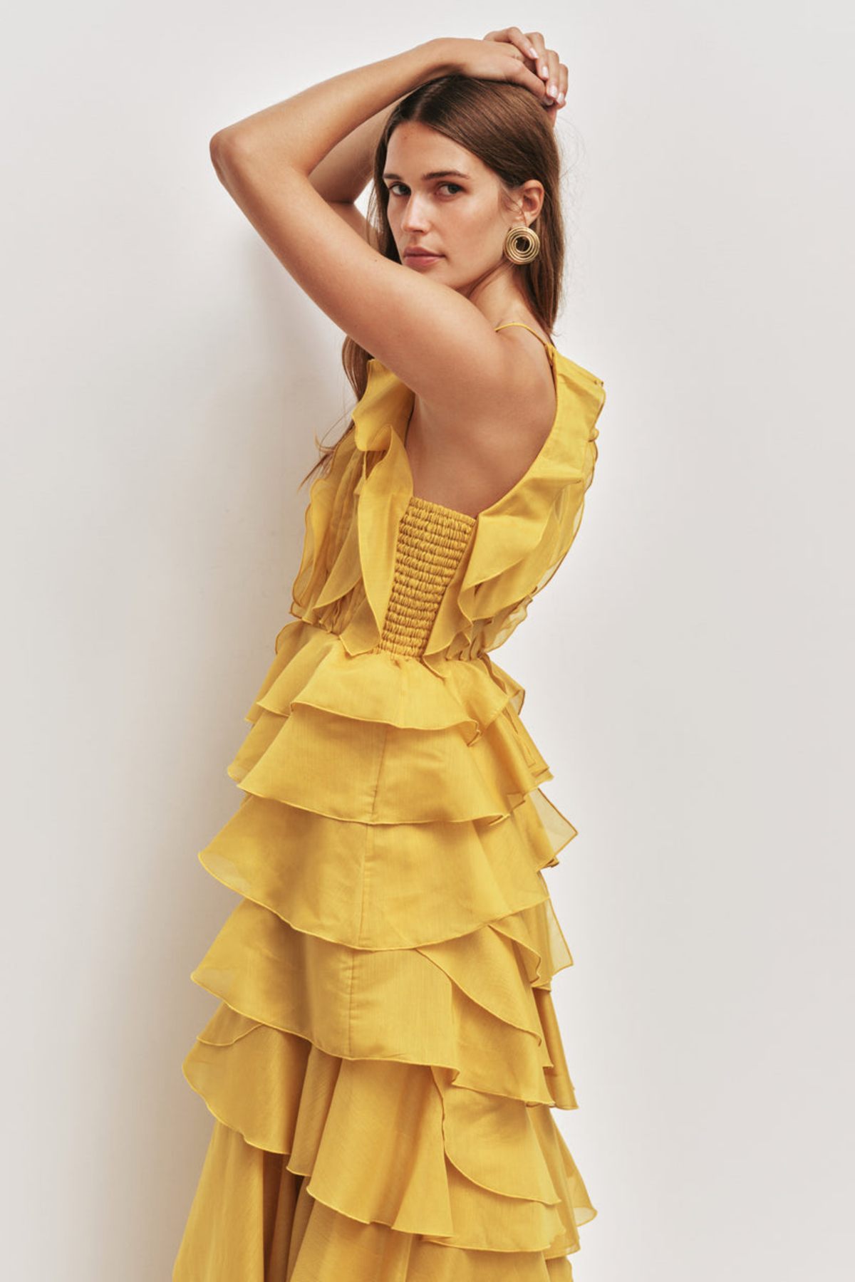 CLEO GOWN CHARTREUSE