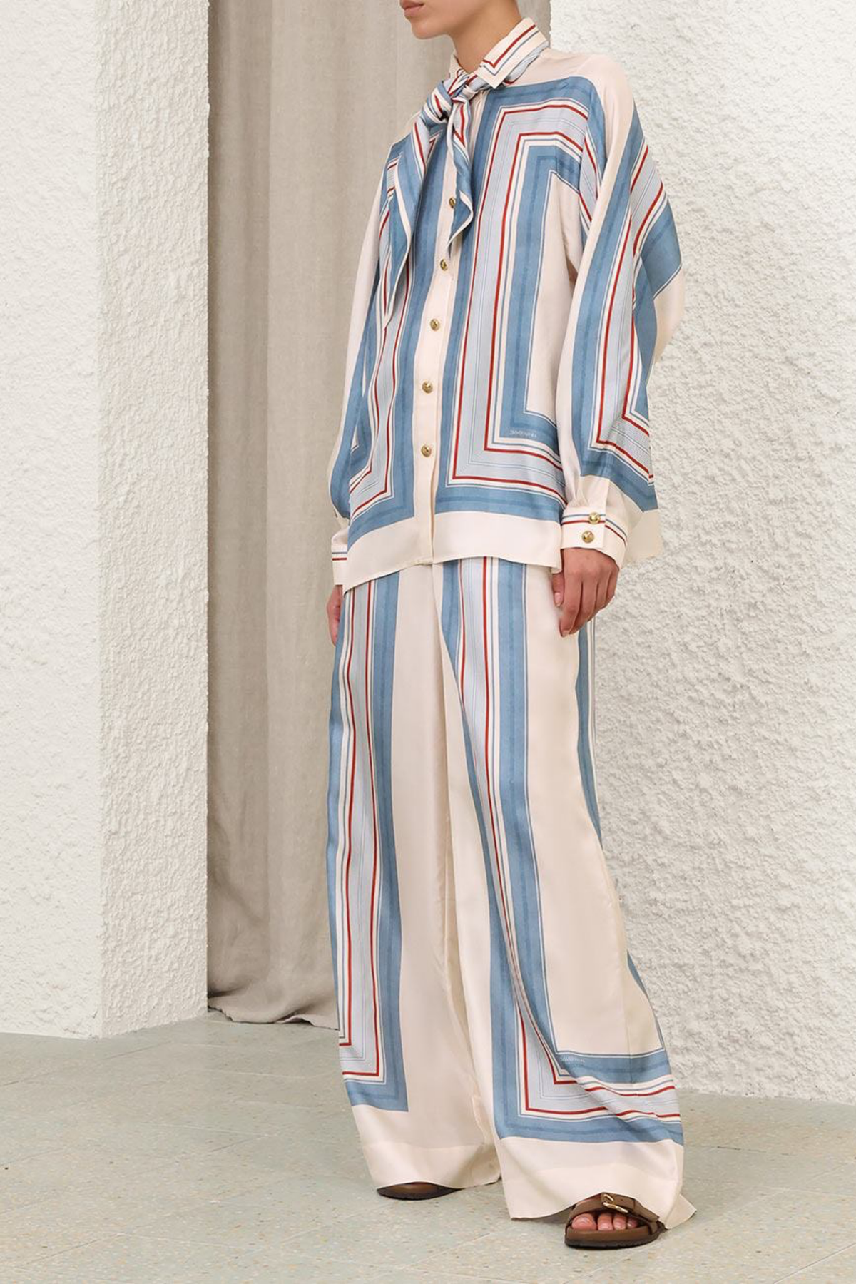 RELAXED TICKING STRIPE SET