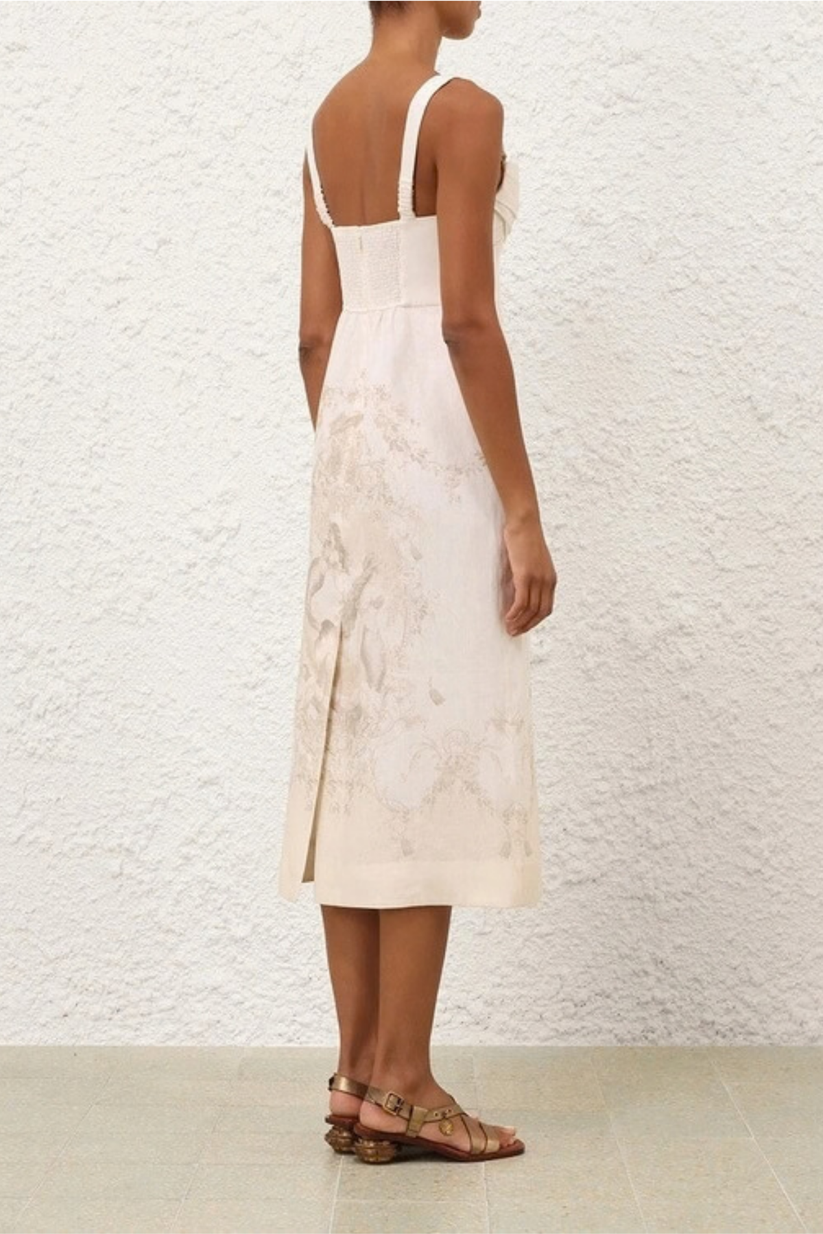 DRAPE MIDI DRESS MERMAID TOILE