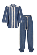 AWAKEN DENIM HAREM SET