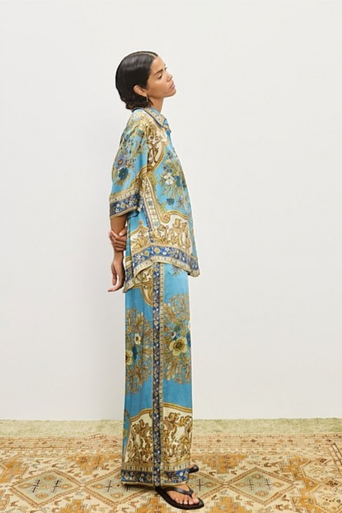 CASSIE SILK PANTS