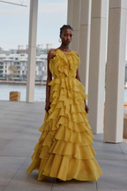 CLEO GOWN CHARTREUSE