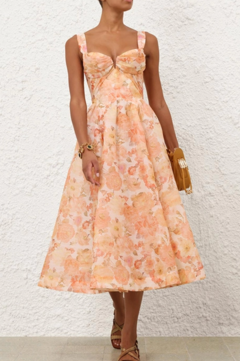 REBELLION DRAPE MIDI DRESS