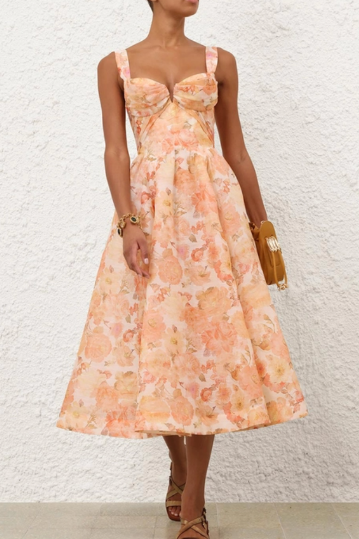 REBELLION DRAPE MIDI DRESS