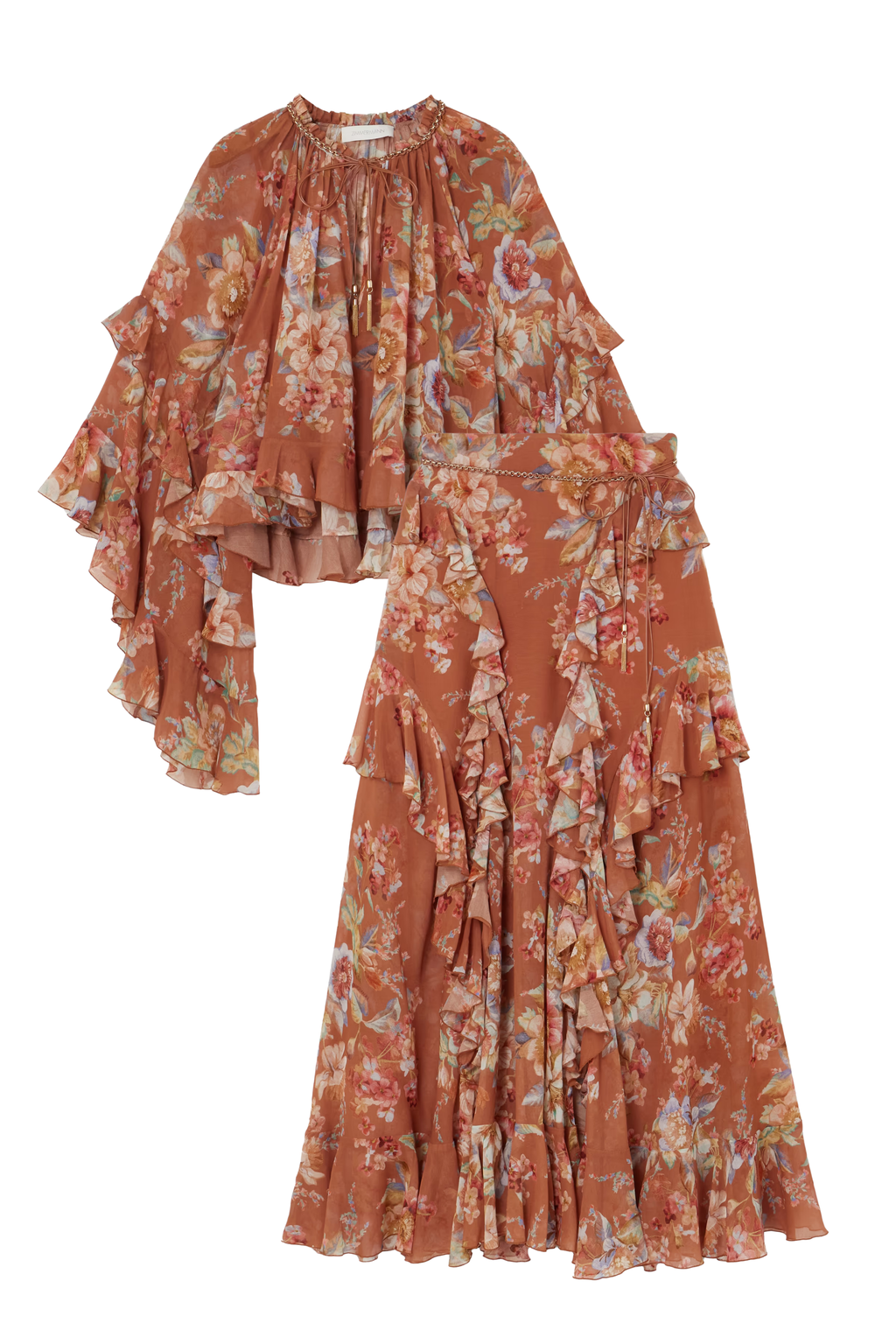 AWAKEN RUFFLE CINNAMON SET