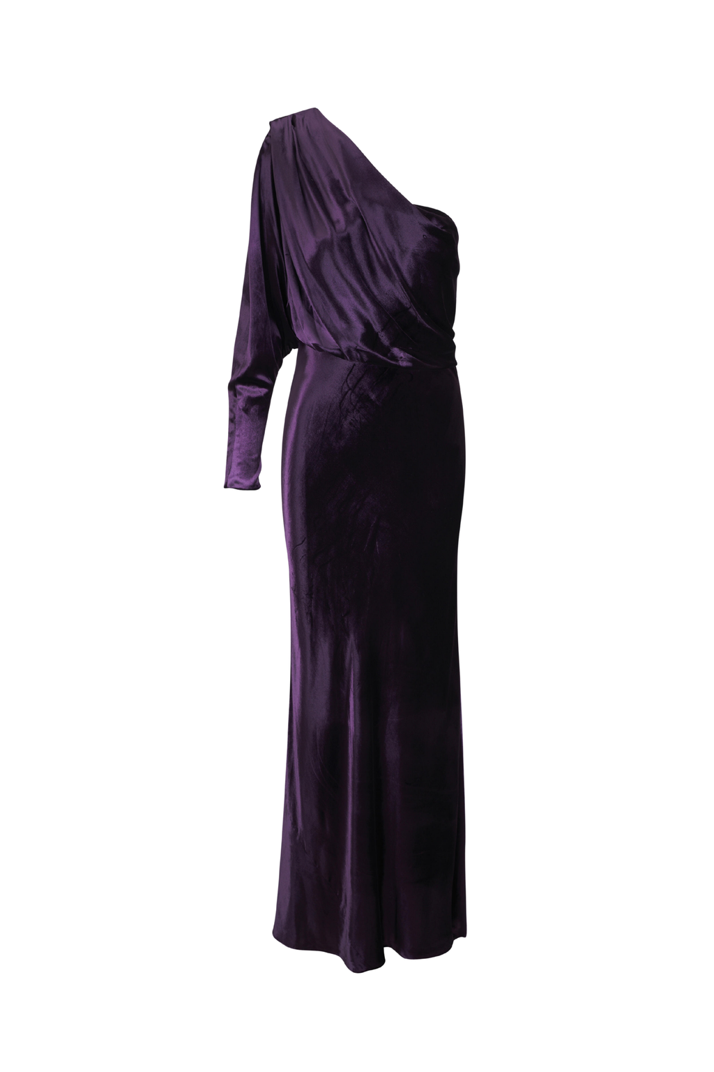 ILLUSTRATION ASYMMETRIC GOWN