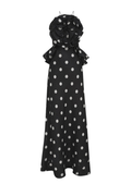 CRUSH RUFFLE HALTER DRESS