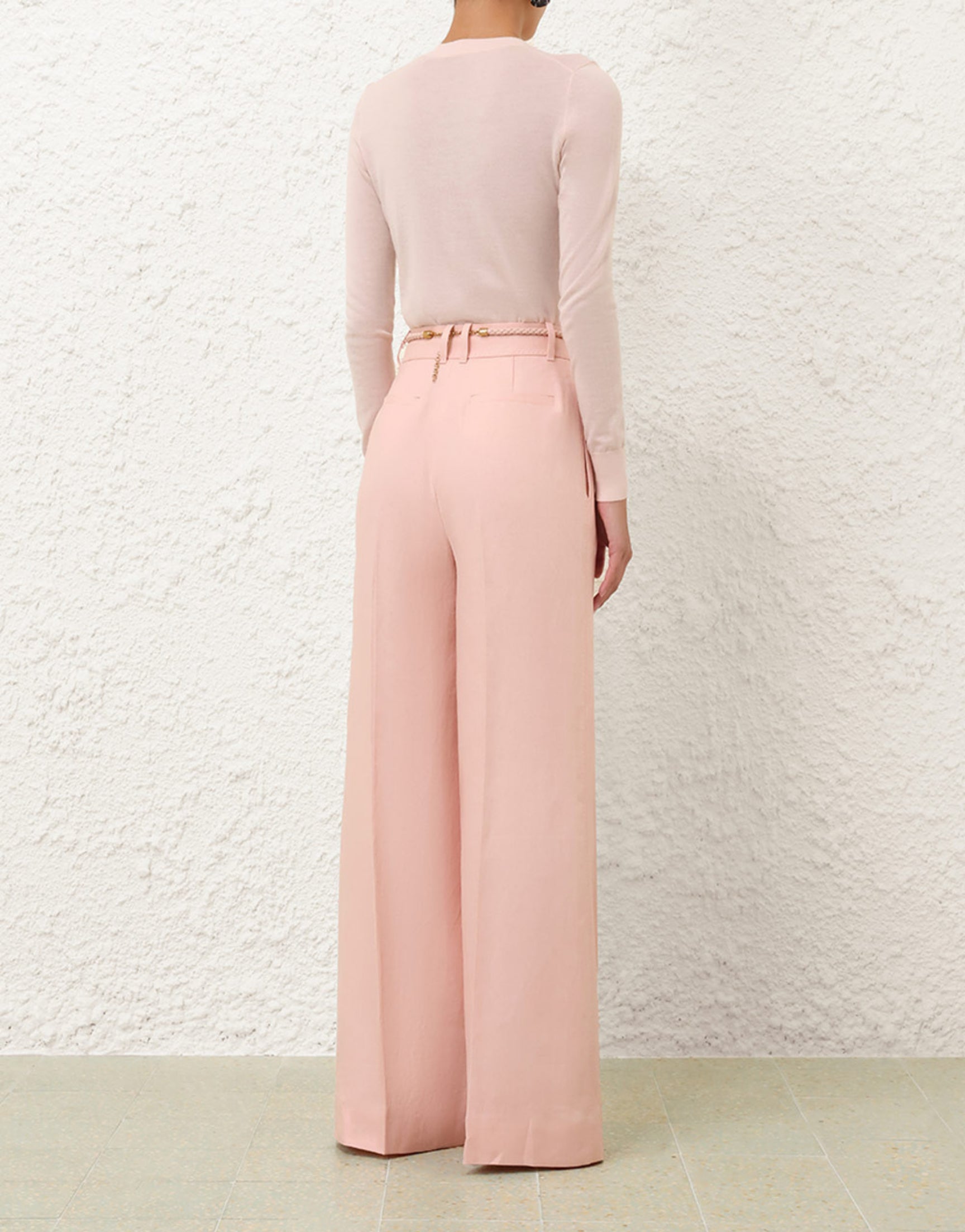 ILLUMINATE LINEN WIDE LEG PANT
