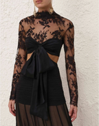ILLUSTRATION FLOUNCE GOWN