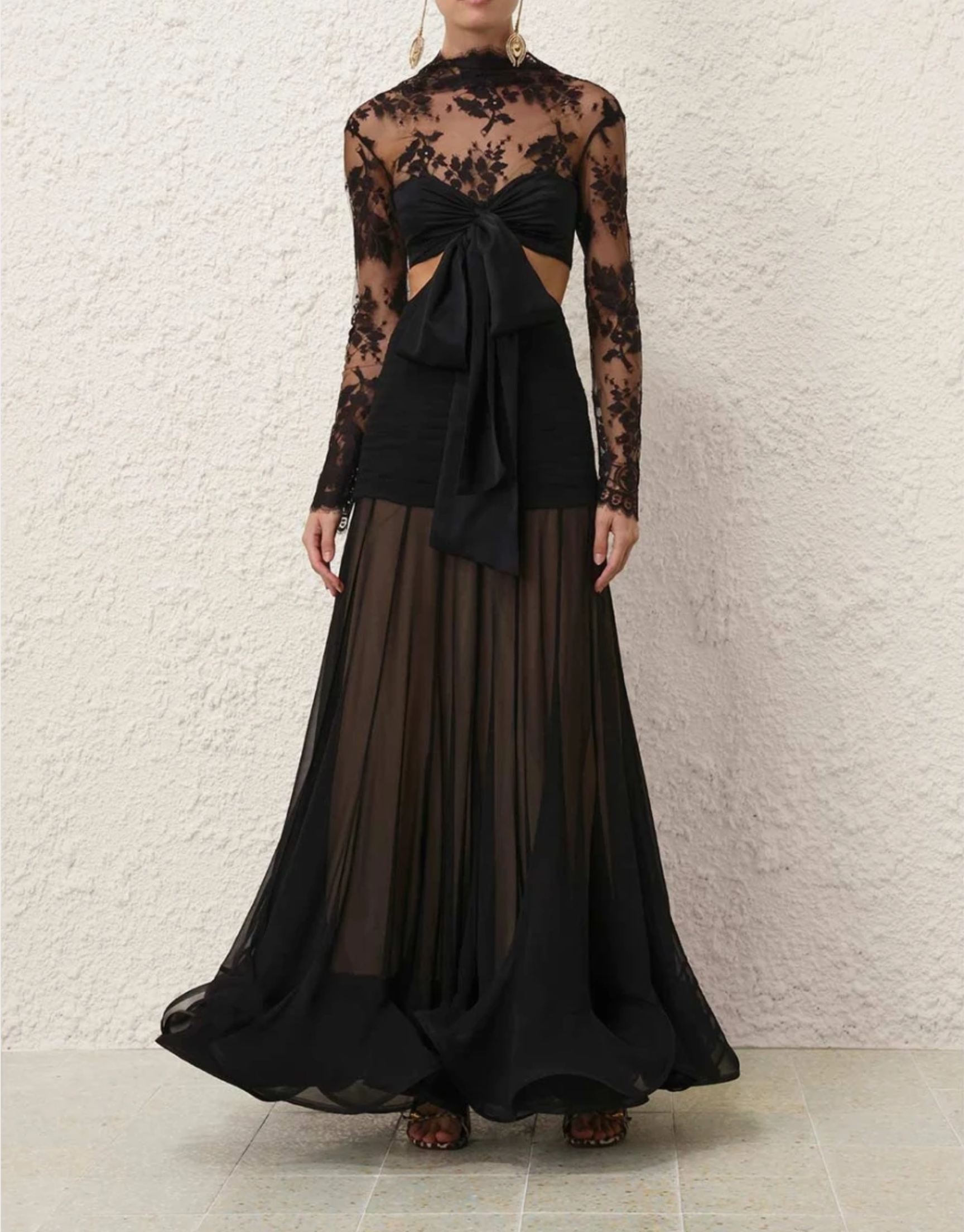 ILLUSTRATION FLOUNCE GOWN