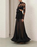 ILLUSTRATION FLOUNCE GOWN