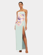 CLEMENCE EMBROIDERED MAXI DRESS
