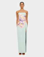CLEMENCE EMBROIDERED MAXI DRESS