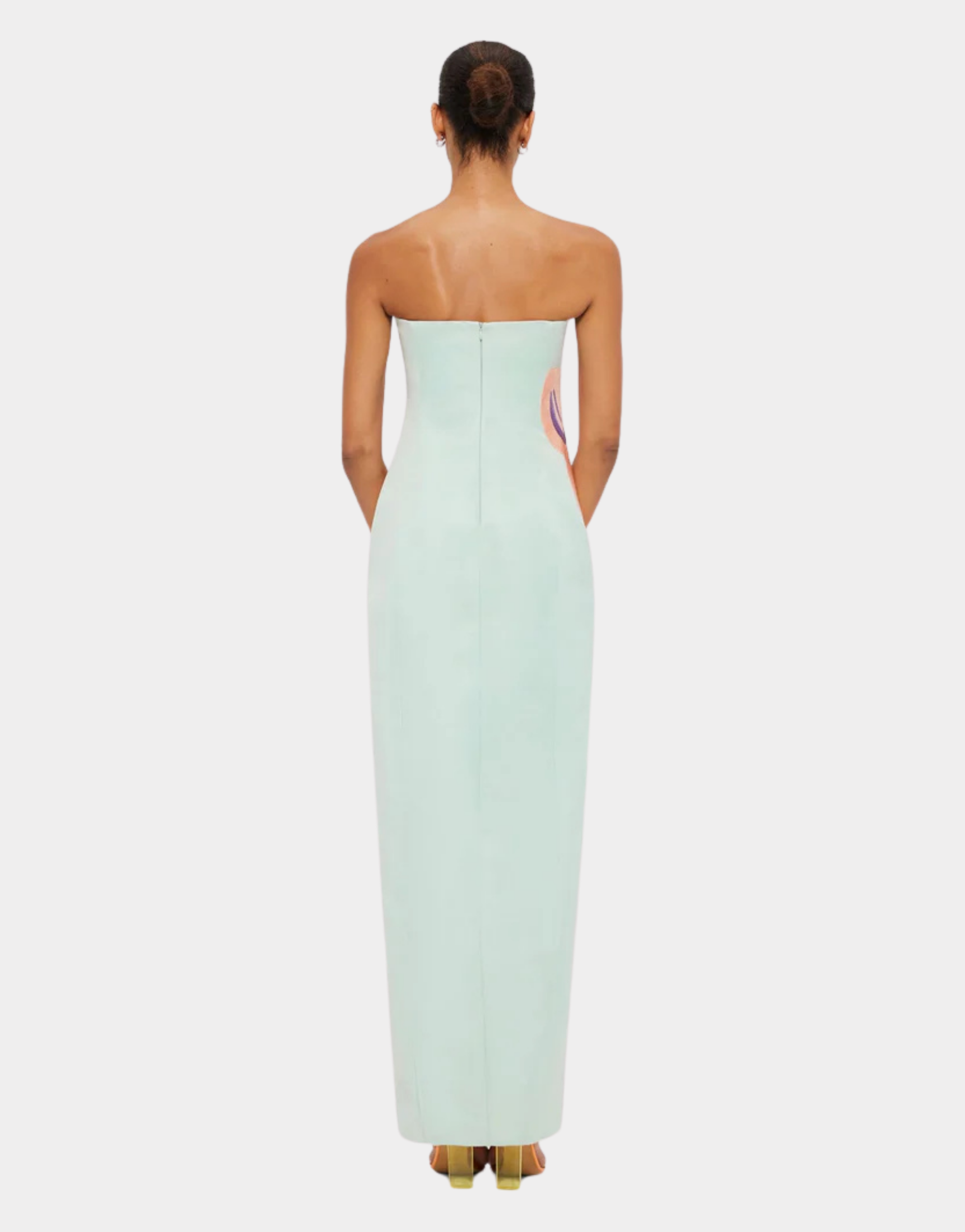 CLEMENCE EMBROIDERED MAXI DRESS