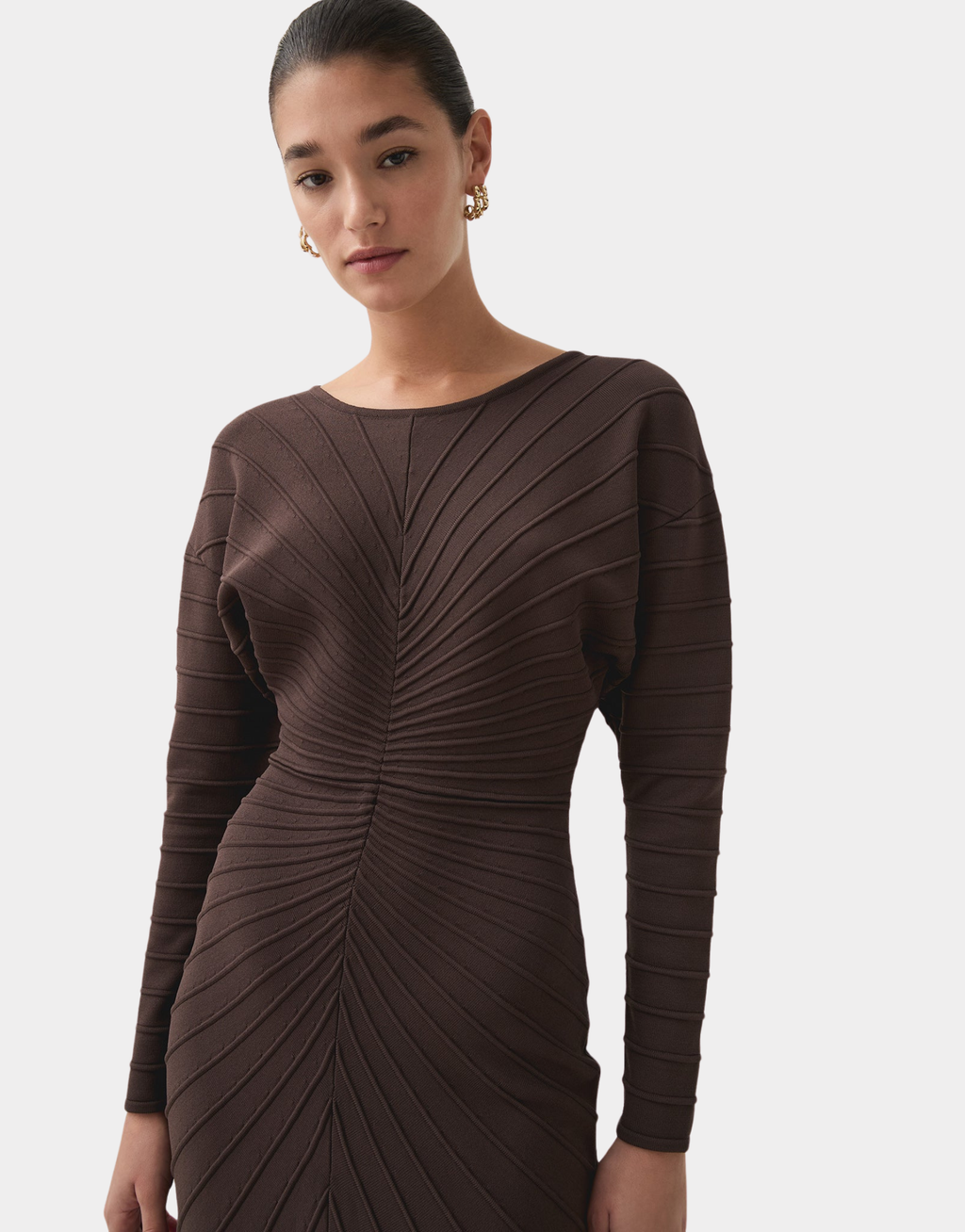 COCOON MIDI DRESS