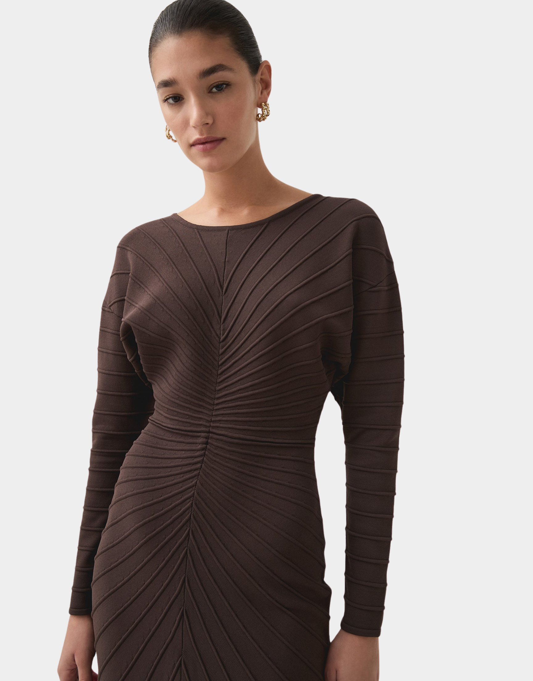 COCOON MIDI DRESS
